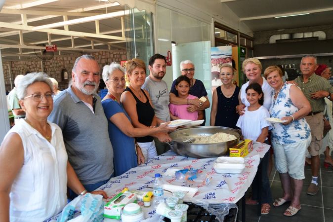 Ayvalık'ta Çağdaş Yaşam'dan kardelenlere pilav günü