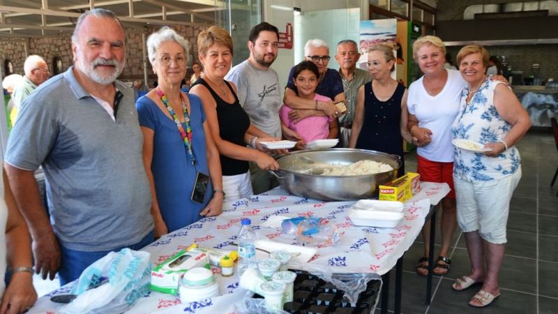 Ayvalık'ta Çağdaş Yaşam'dan kardelenlere pilav günü