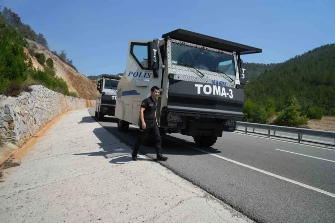 Havran'da korkutan orman yangını