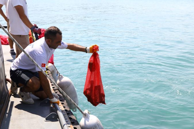 Bodrum Torba’da deniz dibi temizliğinden çıkanlar şaşırttı