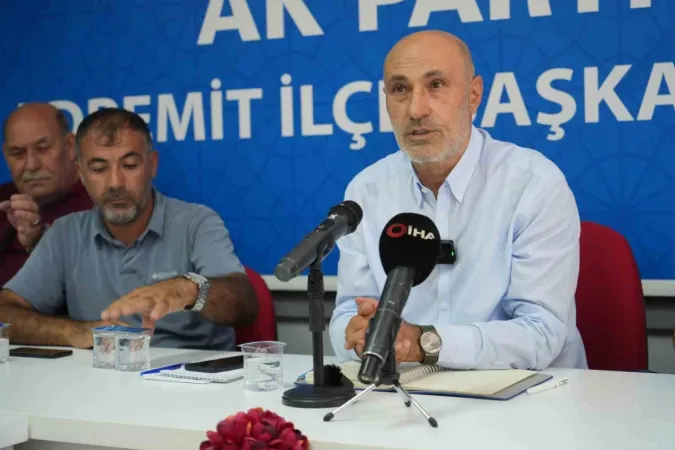 AK Parti'de istifa DEPREMİ.. İlçe Başkanı basın toplantısıyla İSTİFA etti..