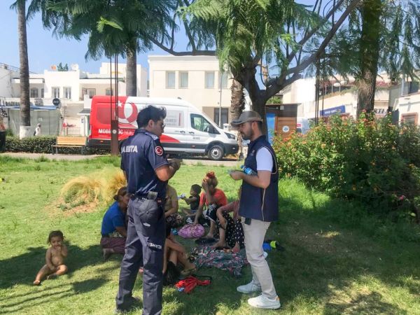 Bodrum'da Polis ve Zabıta Ekiplerinden ortak uygulama