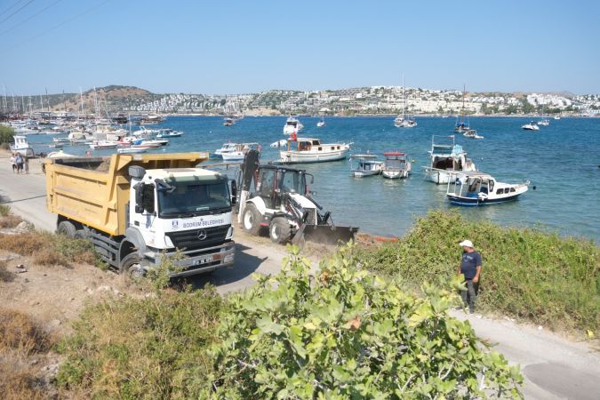 Bodrum, temizlik seferberliğini sürdürüyor