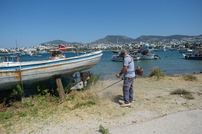 Bodrum, temizlik seferberliğini sürdürüyor