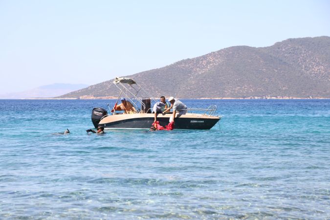 Bodrum'da “Denize En Çok Mavi Yakışır” etkinliğinin son etabı tamamlandı