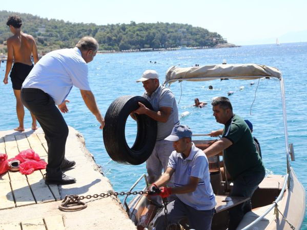 Bodrum'da “Denize En Çok Mavi Yakışır” etkinliğinin son etabı tamamlandı