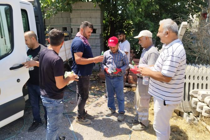 Efeler Belediyesi’nden sıcak havalarda sağlıklı uygulama