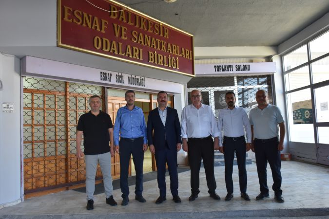 MHP Milletvekili Yüksel’den Balıkesir Esnaf ve Sanatkarları Odalar Birliği ziyaret