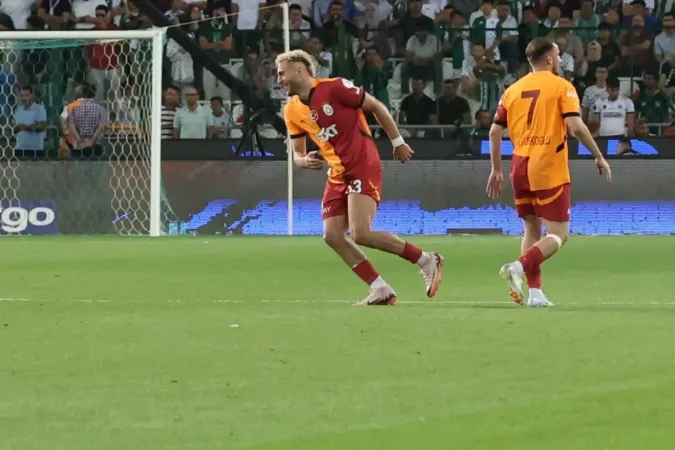 Aslan 2'de 2 yaptı Konyaspor: 1 Galatasaray: 2