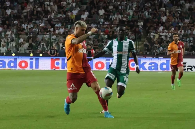 Aslan 2'de 2 yaptı Konyaspor: 1 Galatasaray: 2