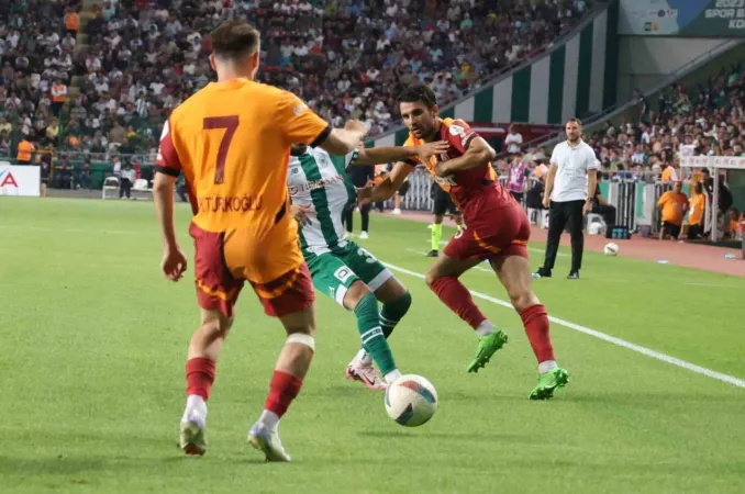 Aslan 2'de 2 yaptı Konyaspor: 1 Galatasaray: 2