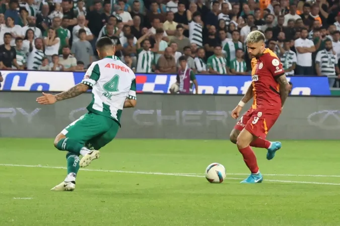 Aslan 2'de 2 yaptı Konyaspor: 1 Galatasaray: 2