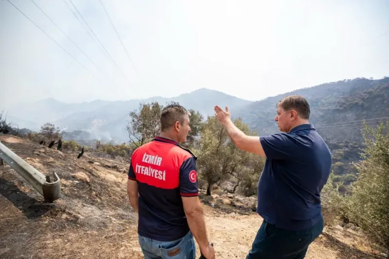 İtfaiye ekipleri Yamanlar Köyü'ne konuşlandırıldı