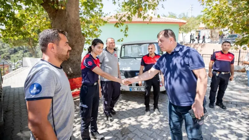 İtfaiye ekipleri Yamanlar Köyü'ne konuşlandırıldı