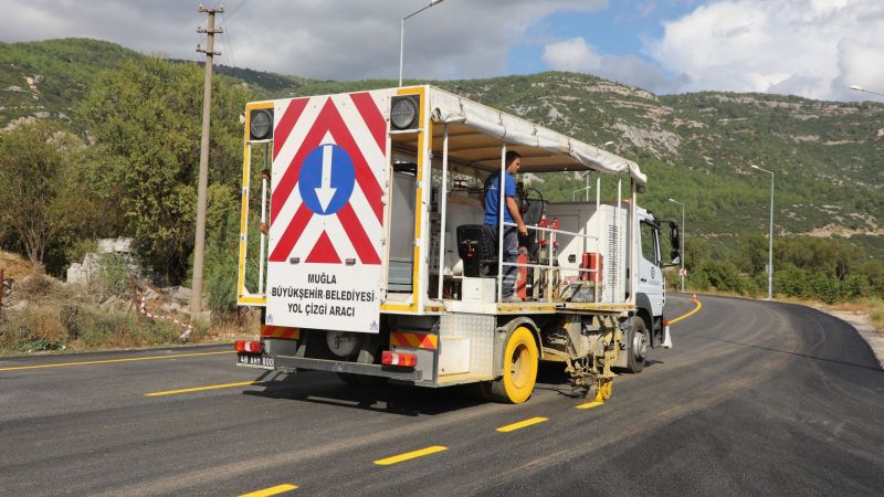 Büyükşehir ekipleri 10 bin 109 km çizgi çalışması yaptı