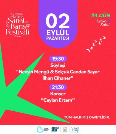 3. Zeytin Dalı Kültür Sanat ve Barış Festivali takvimi açıklandı