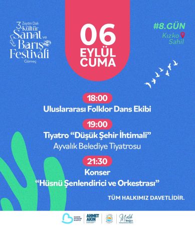 3. Zeytin Dalı Kültür Sanat ve Barış Festivali takvimi açıklandı