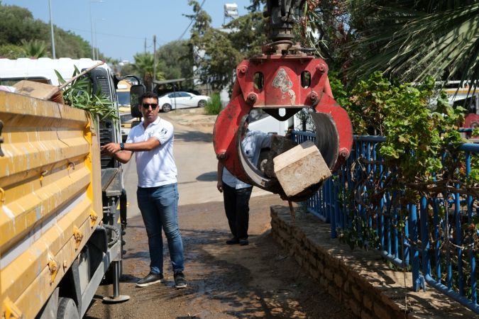 Temizlik seferberliği Bodrum Torba’da devam etti