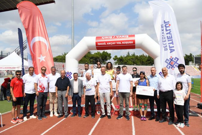 16. İsmail Akçay Yol Koşusu renkli görüntülere sahne oldu