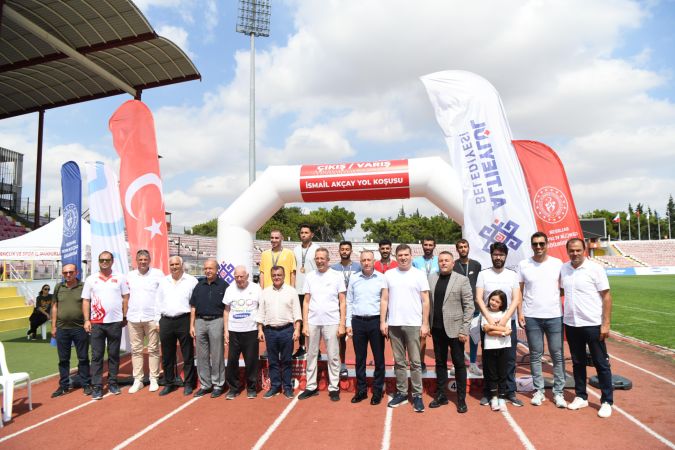 16. İsmail Akçay Yol Koşusu renkli görüntülere sahne oldu