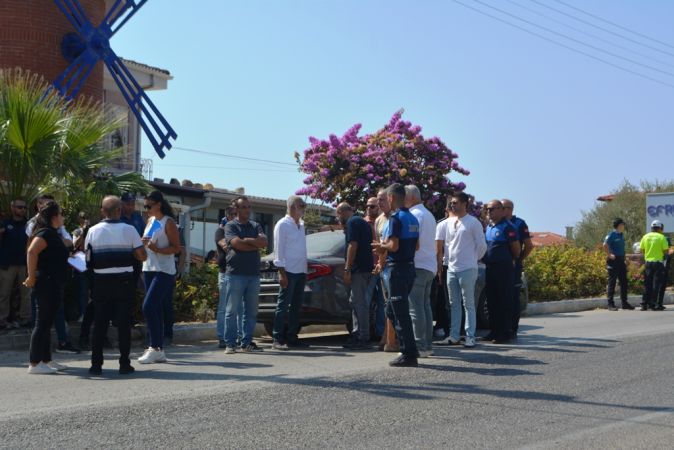 Türkiye'nin en önemli turizm merkezi Cunda Adası yolu az daha ulaşıma kapatılıyordu