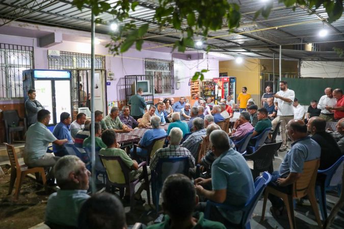 Başkan Yetişkin vatandaşlarla buluşmaya devam ediyor