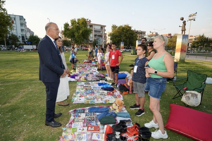 Gaziemir’in çevreci çocukları görev başında