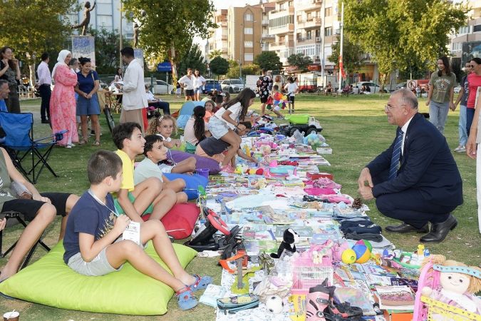 Gaziemir’in çevreci çocukları görev başında