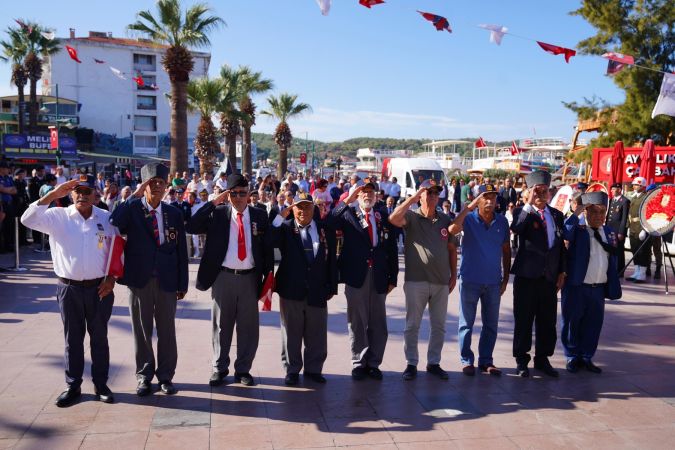 Ayvalık’ta Gazilere anlamlı tören