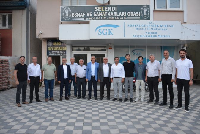 Salihli Ticaret ve Sanayi Odası, Selendi’de esnafın nabzını tuttu