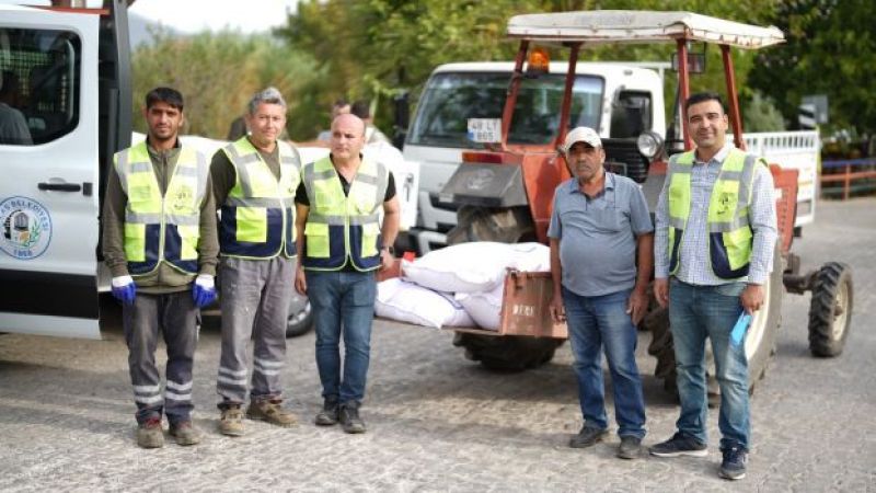 Milas Belediyesi’nden çiftçilere tohum desteği 