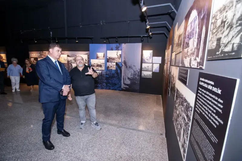 Başkan Tugay’dan “Yanık Yurt” ziyareti