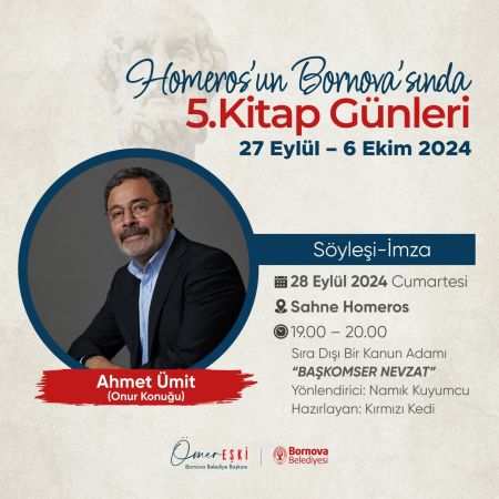 5. Homeros’un Bornova’sında Kitap Günleri başlıyor