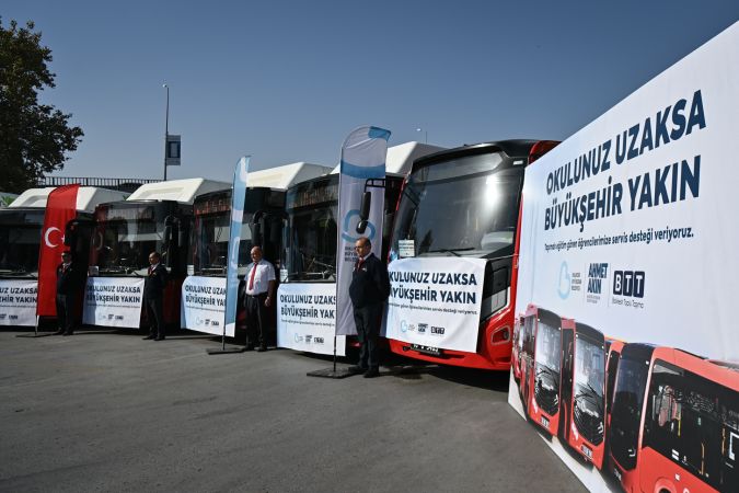 Balıkesir Büyükşehir Belediyesi’nden öğrencilere servis desteği