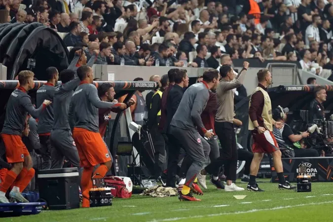 KaraKartal kaleciyi geçemedi.. Beşiktaş: 1 Eintracht Frankfurt: 3 