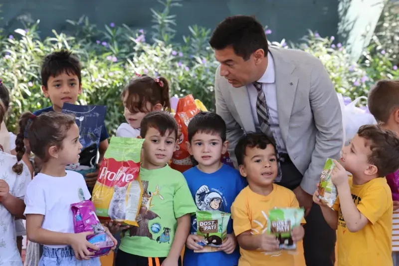 Hayvanları Koruma Günü'nde Bakımevi öğrencilerle doldu taştı