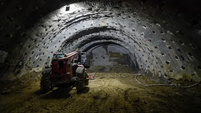 Buca Onat Tüneli’nde kazıların yüzde 80’i tamamlandı