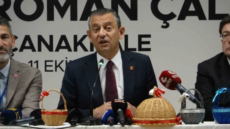 CHP Genel Başkanı Özel: 