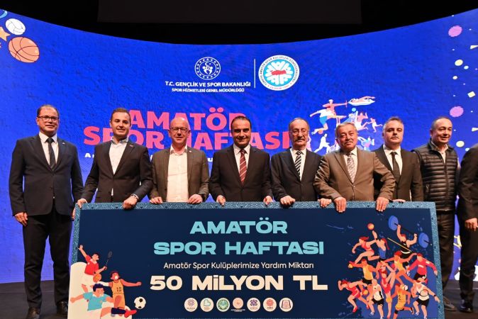 Büyükşehir’den Amatör Spor Kulüplerine 50 milyon TL nakdi destek