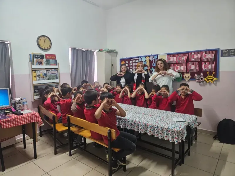 Temaşalık İlkokulu Öğrencilerinden 'Çocukların Gözüyle Filistin' Projesi