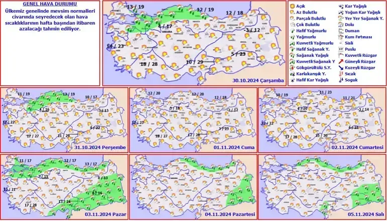 Son dakika… Meteoroloji uyardı! Sıcaklıklar düşüyor, kar geliyor