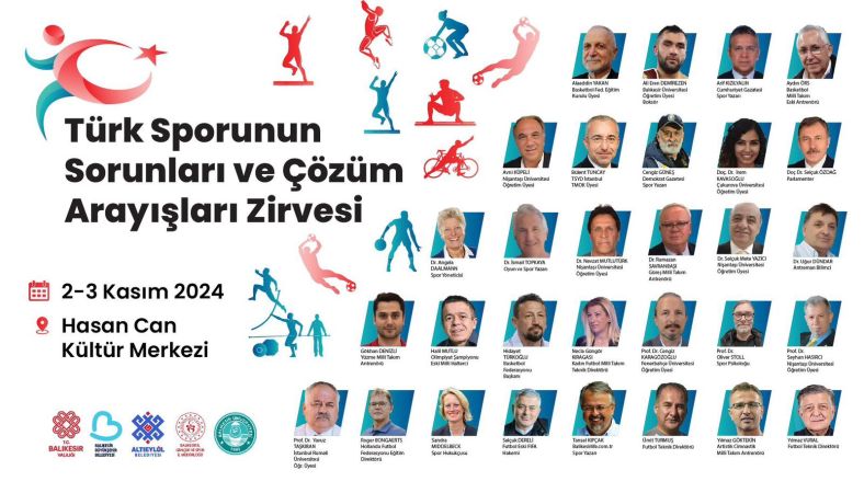 Balıkesir’de Türk Sporunun sorunları ve çözüm arayışları zirvesi için geri sayım başladı