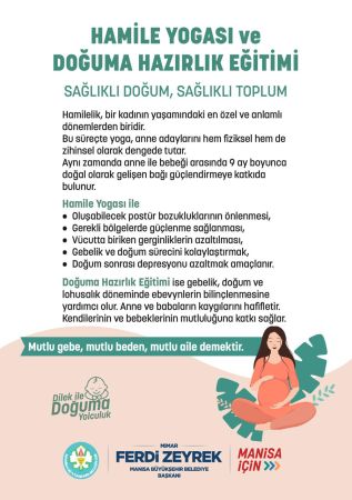 Manisa’da Ücretsiz hamile yogası ve doğuma hazırlık eğitimi başlıyor